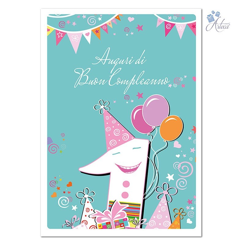 Happy Birthday Cards 1th year 12 pcs