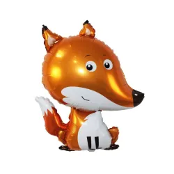 Palloncino foil Animali Volpe Seduta 62 cm