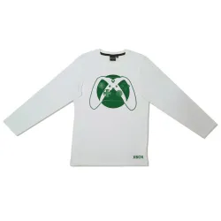 Maglia a maniche lunghe per bambini Xbox Endless White, parte superiore 8 anni / 128 cm