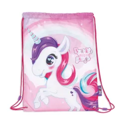 Borsa sportiva Unicorn Sparkle, borsa da palestra 44 cm