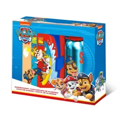 Paw Patrol Surf scatola sandwich + set bottiglia in alluminio