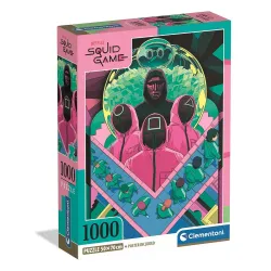Gioco Squid Vinci la tua vita Shapes of Power Puzzle compatto da 1000 pezzi Clementoni