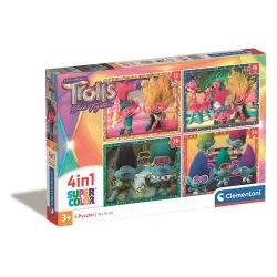 Trollok Muoversi al ritmo 4 az 1-ben puzzle Clementoni