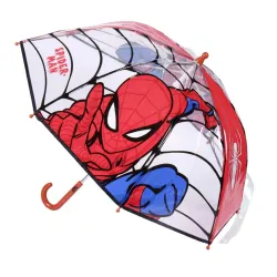Ombrello trasparente per bambini Spiderman Web-Slinger 71 cm