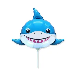 Cápa Palloncino foil sorridente 36 cm (WP)