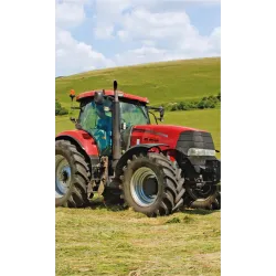 Asciugamano Tractor Red, asciugamano viso, asciugamano 30x50 cm
