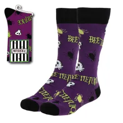 Calzini lunghi adulto Beetlejuice viola 38/45