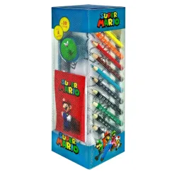 Set di cancelleria Super Mario Rosso