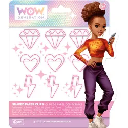 Set di graffette rosa Megan WOW Generation