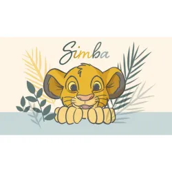 Tappetino da bagno Disney Il Re Leone Simba, tappeto da bagno 40x60 cm