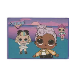 Zerbino LOL Surprise Squad, tappetino da bagno 40x60 cm