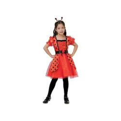 Costume Coccinella Coccinella Rossa 130/140 cm