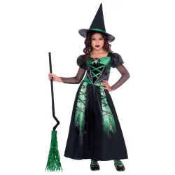 Costume da Ragno Strega Verde 3-4 anni
