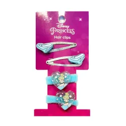 Fermaglio per capelli, set elastici per capelli Disney Princess Cenerentola Glam (6 pezzi)