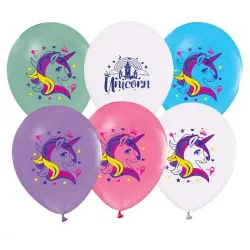 Palloncino con incantesimi di unicorno, 5 pezzi da 12 pollici (30 cm)