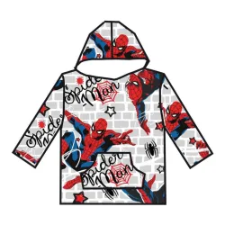 Coperta in pile pullover Spiderman Brick, poncho dai 7 ai 14 anni
