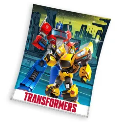 Coperta polare Transformers Cybercore in pile corallo 130x160 cm