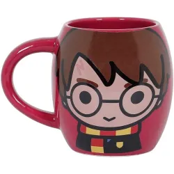 Harry Potter Chibi-Tazza Ovale, ROSSO, 14 x 10.5 cm