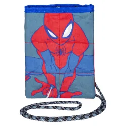 Borsa porta cellulare Spiderman, tracolla 18 cm
