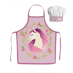 Set di 2 grembiuli per bambini Unicorn Garden