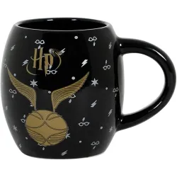Harry Potter Wings-Tazza Ovale, Nero, 14 x 10.5 cm