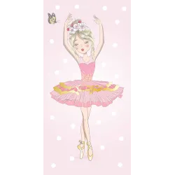Telo bagno Ballet Ballerina, telo mare 70x140 cm