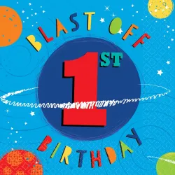 Space Blast 1 tovagliolo 16 pz 33x33 cm