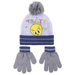 Set cappello+guanti per bambini Looney Tunes Tweety