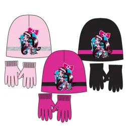 Set cappello + guanti per bambini Monster High Hug 52-54 cm