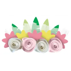 Fascia per capelli Flower Beautiful Horses 4 pz