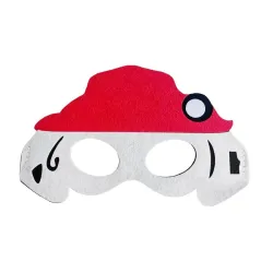 Animali Cane Vigile del Fuoco Brigata Cani Maschera in feltro 20 cm