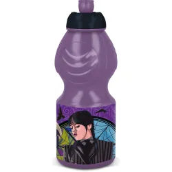 Borraccia Wednesday Nevermore Academy, borraccia sportiva da 400 ml
