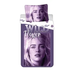Set biancheria da letto Billie Eilish Wild Flower 140x200 cm, 70x90 cm