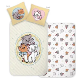 Set biancheria da letto Disney Classics Gli Aristogatti 140x200 cm, 70x90 cm