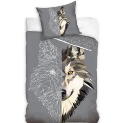 Set biancheria da letto Lupo Lupo 140x200 cm, 70x90 cm