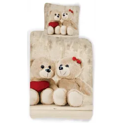 Copripiumino per bambini Teddy Bear 100x140 cm, 40x45 cm