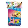 Set biancheria da letto per la scuola materna per bambini SpongeBob Splash 100×135 cm, 40×60 cm