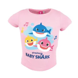 Maglietta corta per bambini Baby Shark Fun, altezza 92 cm
