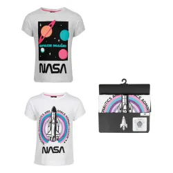 Maglietta corta per bambini Nasa, altezza superiore 92-128 cm
