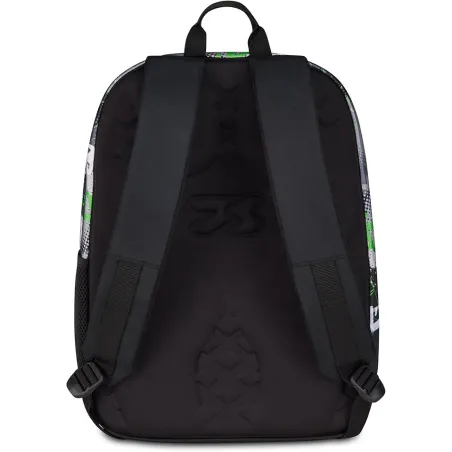 Seven Zaino Scuola Pro XXL Reversibile Detach, Grigio, Zaino Doppio Scomparto, Tasca Porta PC e Tasca Porta Borraccia