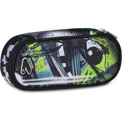 Seven Astuccio Pencil Bag Round Plus Gray Shadow