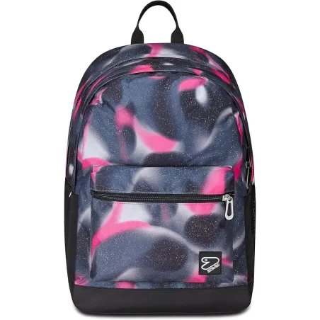 Seven Zaino Scuola Pro XXL Reversibile Detach The Double, Shadow Up, Nero fuxia, 3 Zaini in 1, Doppio Scomparto
