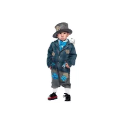 Costume vestito di carnevale Piccolo Vagabondo bambino da 1 a 3 anni