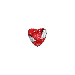Palloncino I Love You con Ali Cuore 18"45cm