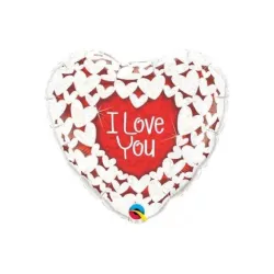 Palloncino Cuore I Love You con Glitter 91 cm 36"